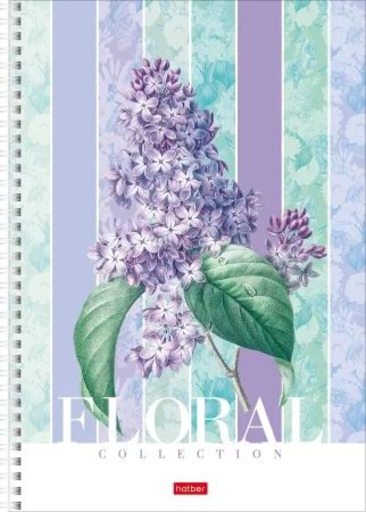 Тетрадь "Floral collection" 4 диз.в блоке