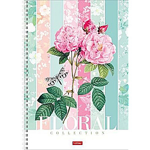 Тетрадь Floral collection 4 диз.в блоке