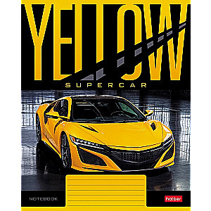 Тетрадь А5 YELLOWsupercar (клетка)