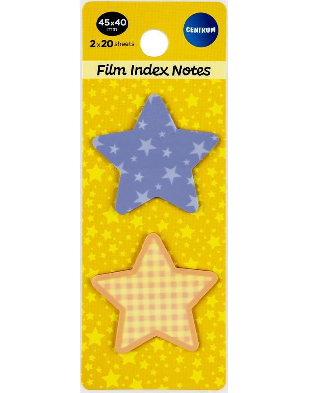 Набор пластиковых стикеров-индексов "Stars"