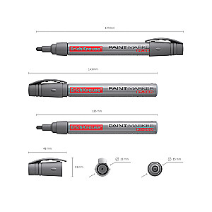 Marker lakierniczy ErichKrause PT-350 (srebrny)