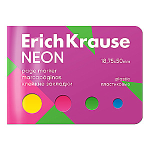 Zakładki do książek ErichKrause Neon (4 kolory)