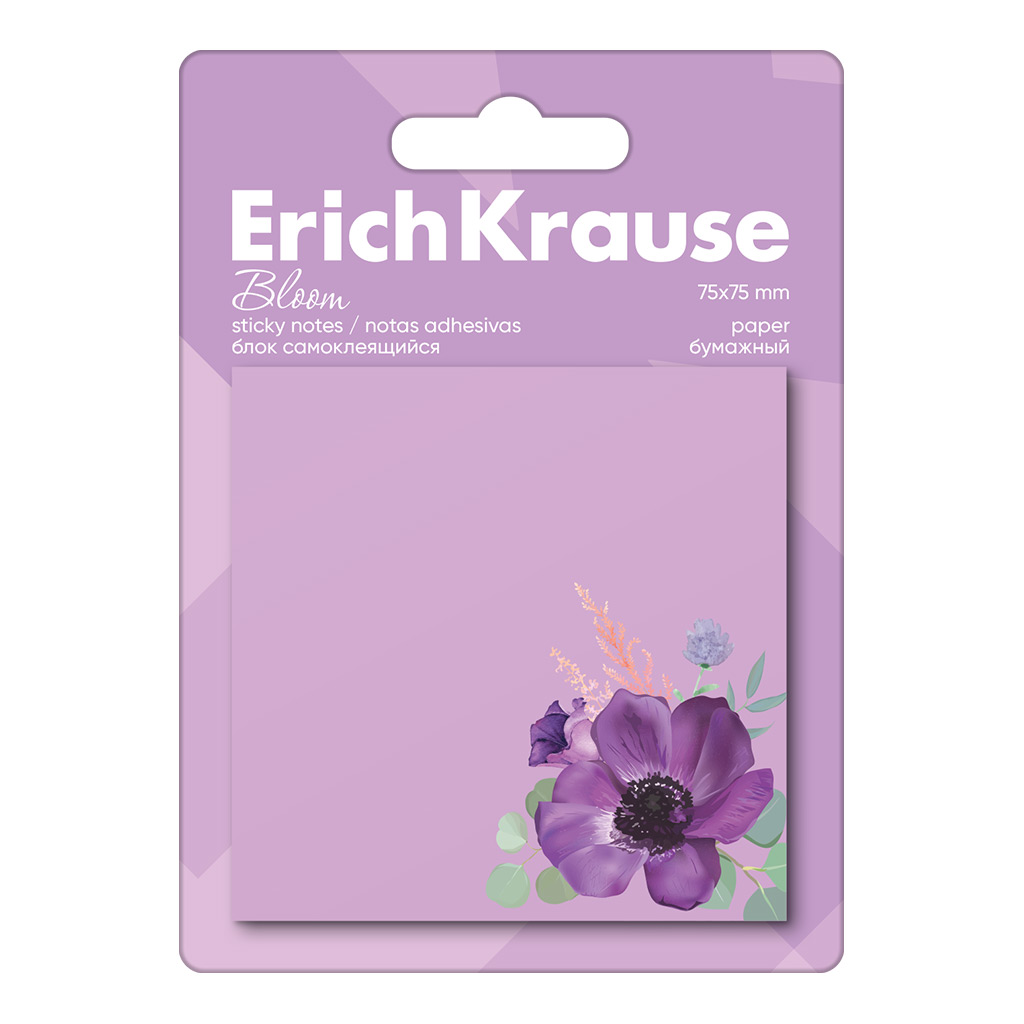 Стикеры ErichKrause Pastel Bloom (лиловый)
