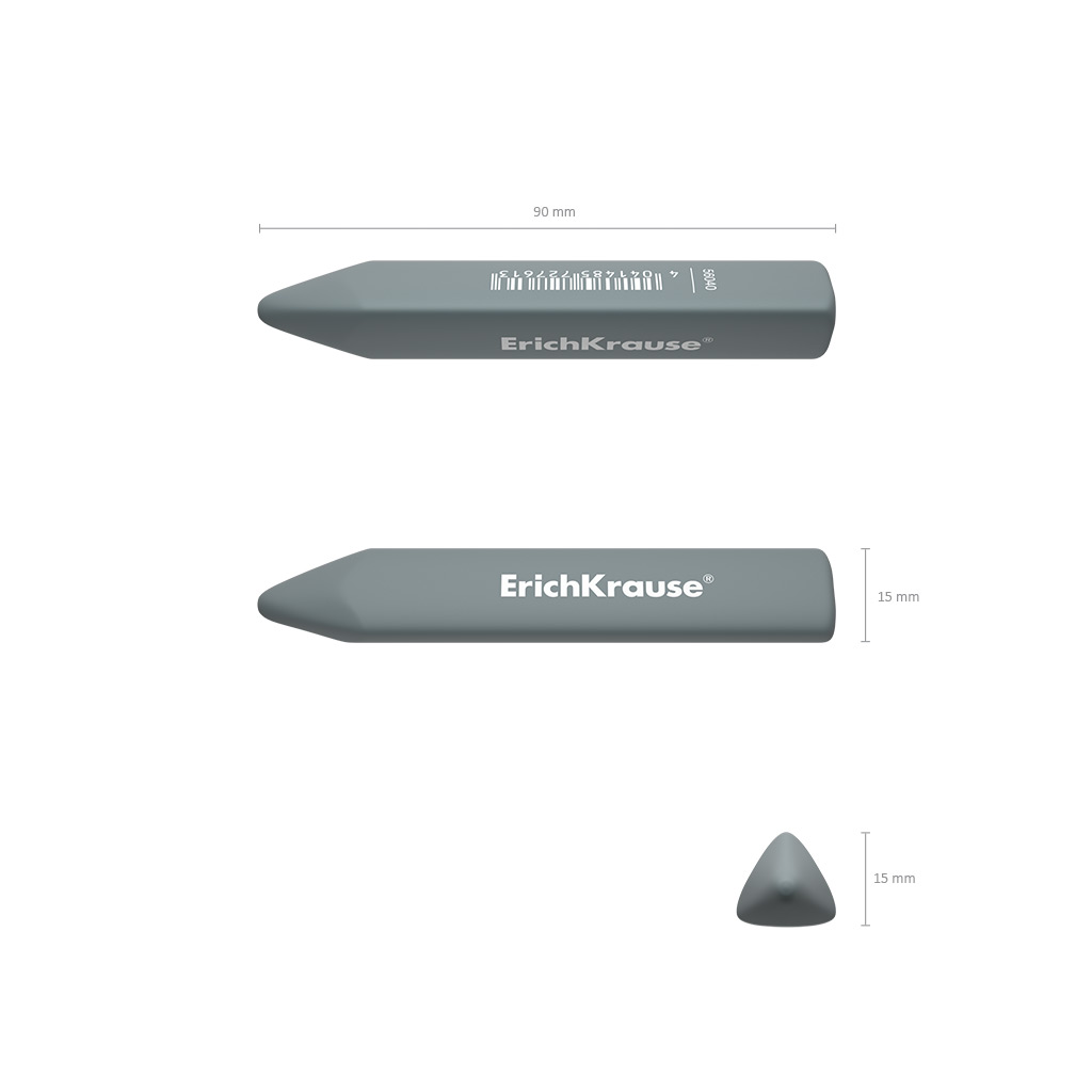 Gumka ErichKrause „Tri Stick” (mieszane kolory)