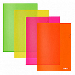 Folder A4 ErichKrause Glossy Neon (miks kolorów)