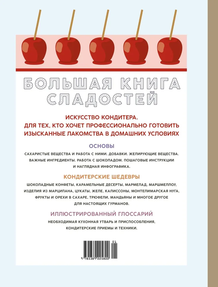 Большая книга сладостей. Праздничные лакомства, конфеты, карамель, шоколад