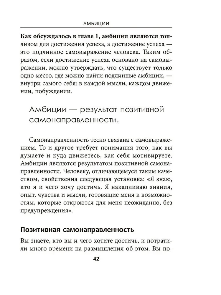 Амбиции: Задействуйте скрытую в вас силу, чтобы жить со страстью и смыслом