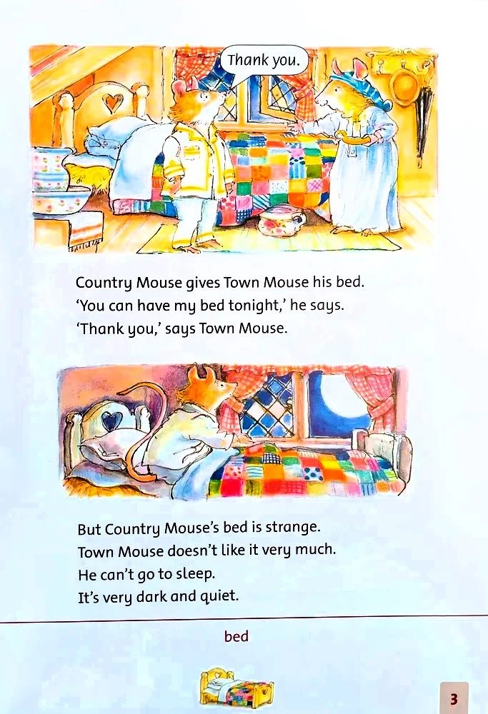 The Town Mouse And Country Mouse. Level 2