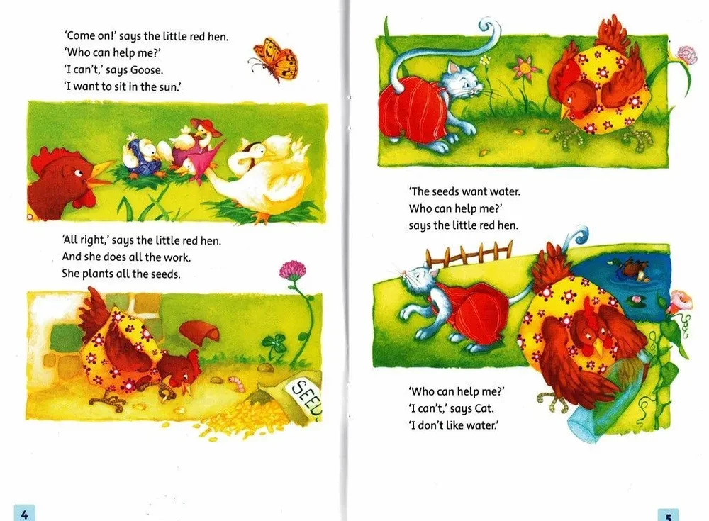 The Little Red Hen. Level 1