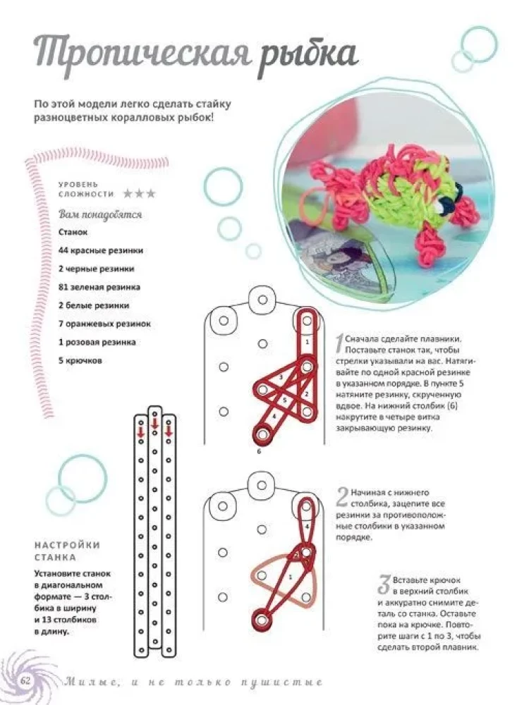 Радужный зоопарк. Брелоки, фенечки, заколки