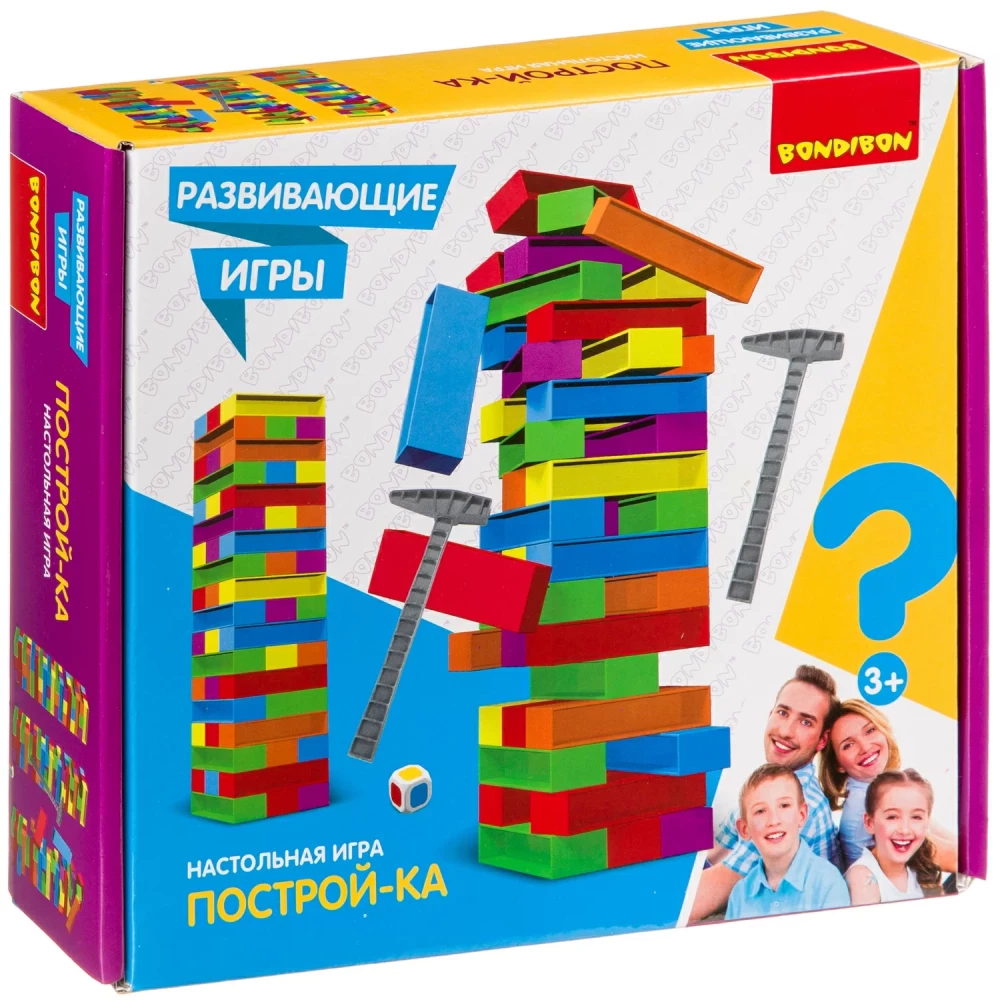 Развивающая настольная игра Построй-ка башня