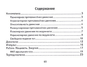 Формулы по физике. Мини-шпаргалки для школы