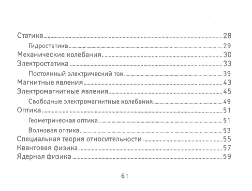 Формулы по физике. Мини-шпаргалки для школы