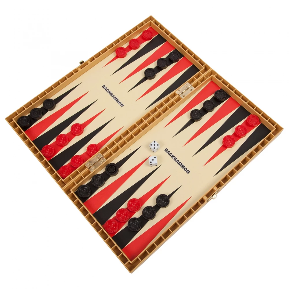 Gry planszowe 3w1 (szachy, warcaby, backgammon)