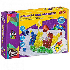 Мозаика для малышей Bondibon (100 фишек)