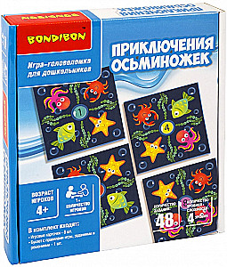 Настольная игра-головоломка Bondibon Приключение осьминожек