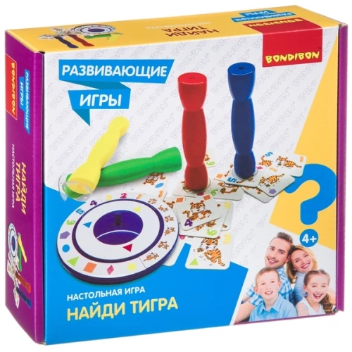 Игра развивающая настольная Найди тигра