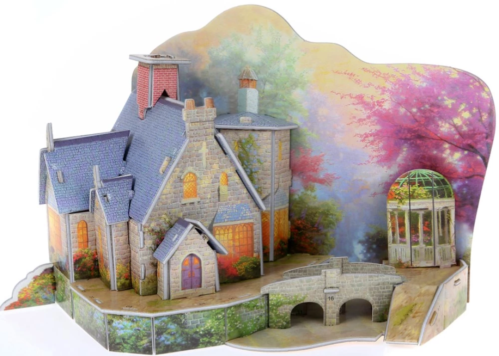 Puzzle piankowe 3D „Ciepły dom”