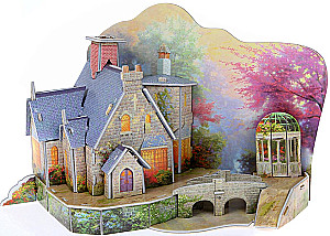 Puzzle piankowe 3D „Ciepły dom”