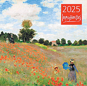 Impresjoniści. Kalendarz ścienny na rok 2025 (300x300 mm)