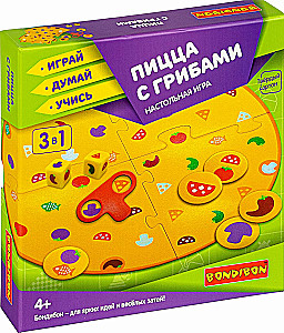 Gra planszowa „Pizza z grzybami”