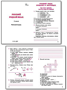 Русский родной язык 3 кл. рабочая тетрадь