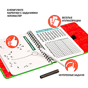 Kompaktowa gra edukacyjna na drogę „Rysuj po liczbach i kwadratach”