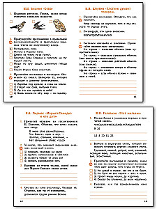 Czytanie literackie w ojczystym języku rosyjskim. II stopnia. zeszyt ćwiczeń