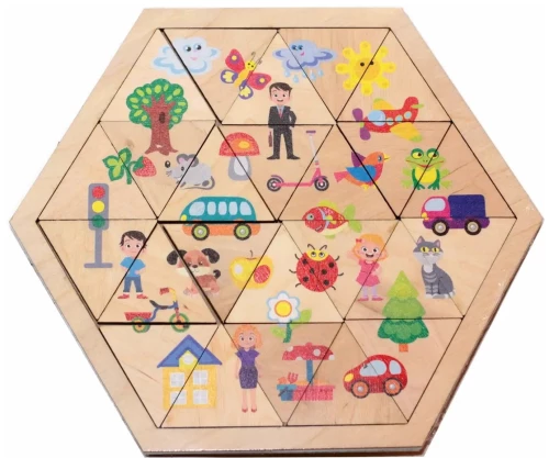 Drewniane puzzle „Świat wokół”