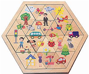 Drewniane puzzle „Świat wokół”