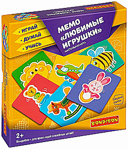 Мемо Любимые игрушки-настольная игра BONDIBON.