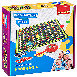 Развивающие настольные игры Bondibon «НАЙДИ КОТА», BOX