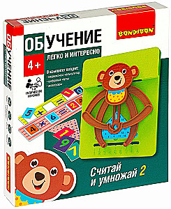 Настольная игра Считай и умножай 2. Мишка