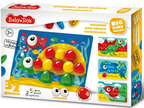 Мозаика для самых маленьких Baby Toys Черепашка