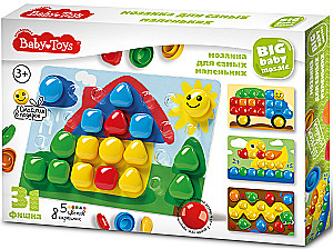 Мозаика для самых маленьких Baby Toys Домик d 40