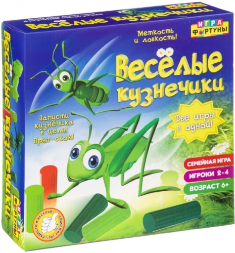 Настольная семейная игра Весёлые кузнечики