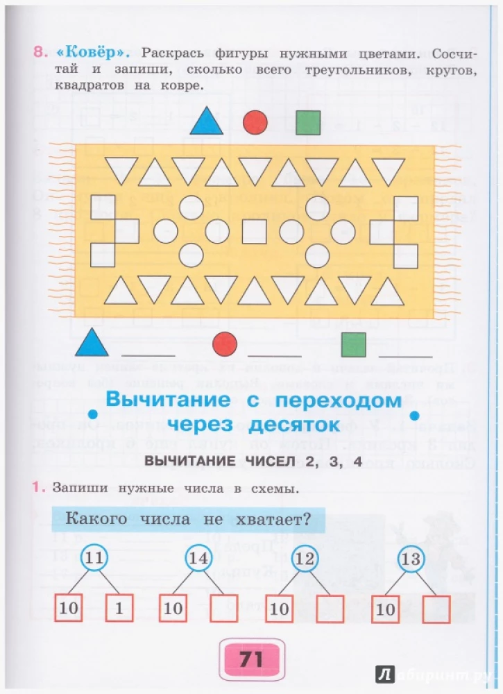 Математика. 2 класс. Рабочая тетрадь. Адаптированные программы. Часть 2