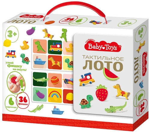 Лото Baby Toys Тактильное (6 карт.36 фишек)