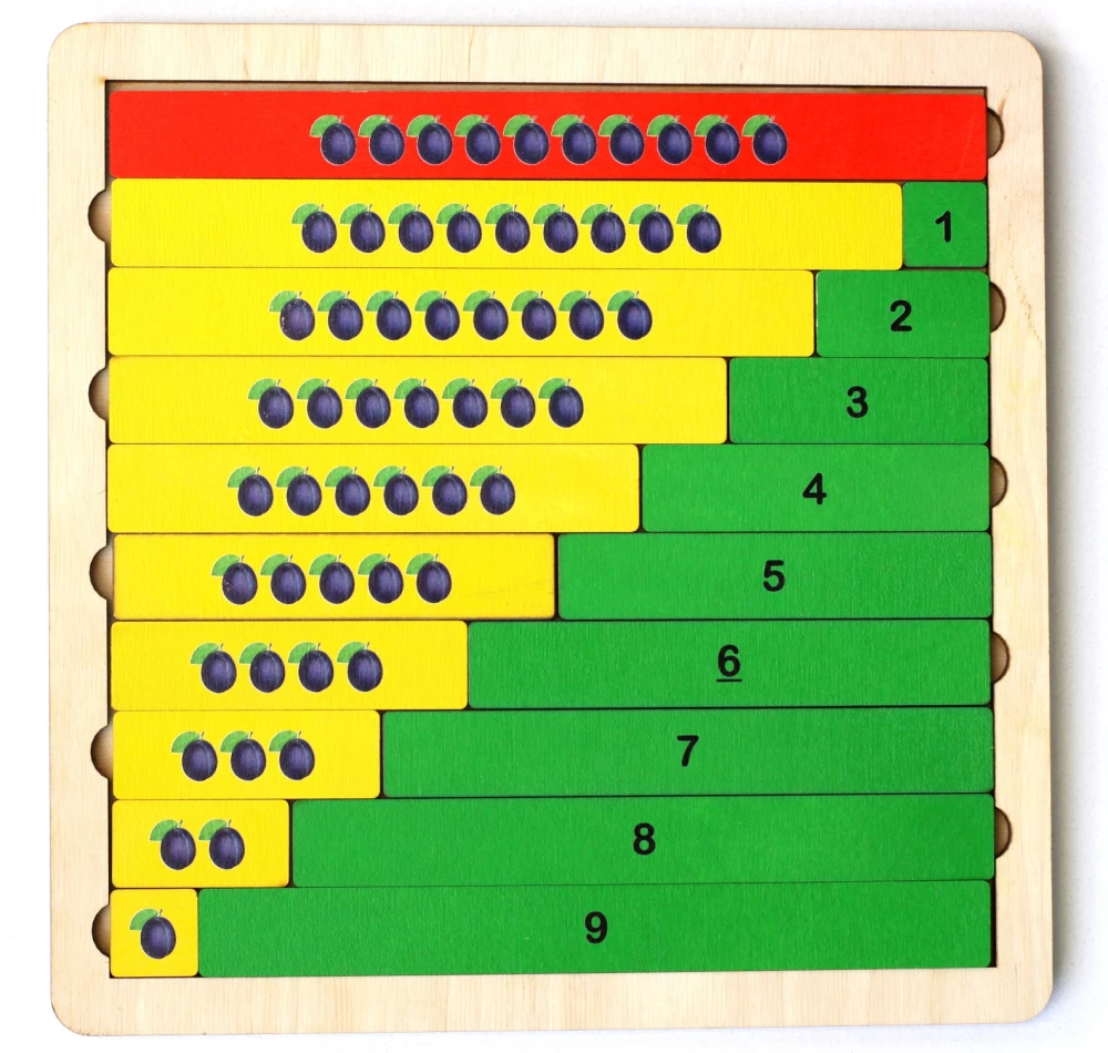 Пазл деревянный Арифметика. Состав числа