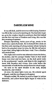 Вино из одуванчиков Dandelion Wine. Книга для чтения на английском языке. Уровень В1