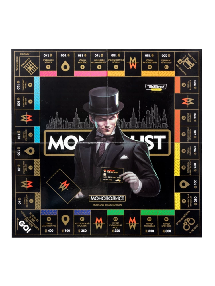 Игра настольная Монополист. Black Edition