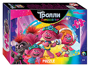 Мозаика puzzle 54 Trolls - 2 (DreamWorks)