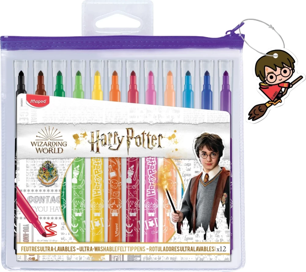 Flomasteri MAPED Harry Potter 3.6mm, 12 krasas