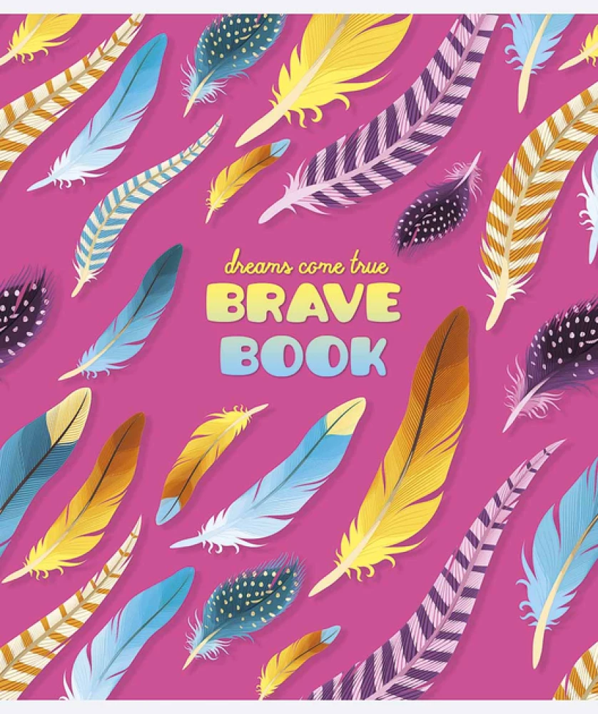 Тетрадь B5 Genius Brave book (12 листов), ассорти