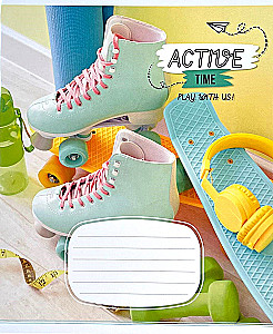 Тетрадь в клетку Active Time А5