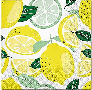 Салфетки Tasty Lemons, 33x33 см, 20 штук