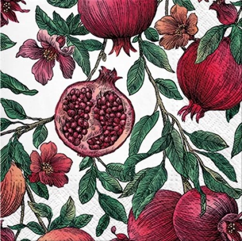 Salvetes 33x33 cm Pomegranate, 20 gab.