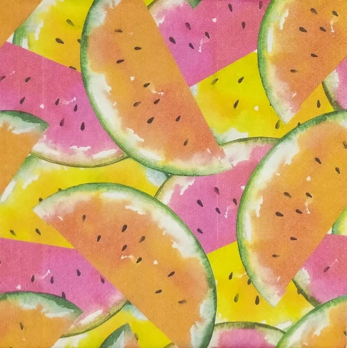 Salvetes 33x33 cm Juicy Watermelons, 20 gab.