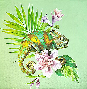 Салфетки Exotic Chameleon, 33x33 см, 20 штук