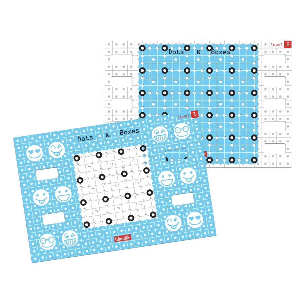 Gra rodzinna na stole - Dots & Boxes (Kropki i kwadraty)